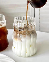 Borosilkat 4'lü Dalgalı Meşrubat Cam Bardak 500 Ml